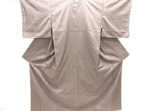 未使用品　仕立て上がり　万寿菊模様織り出し手織り紬着物